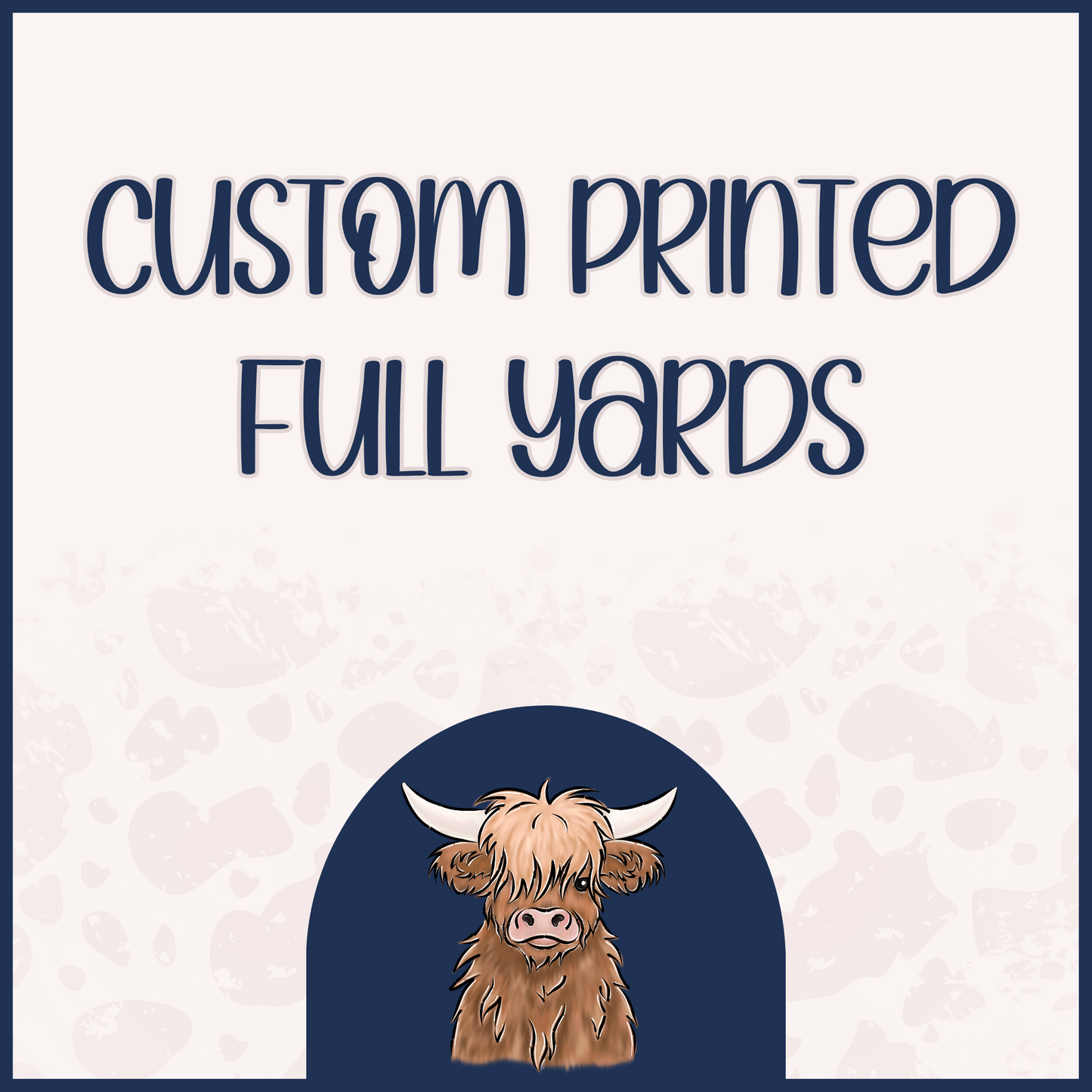 Custom Printed Full Yards