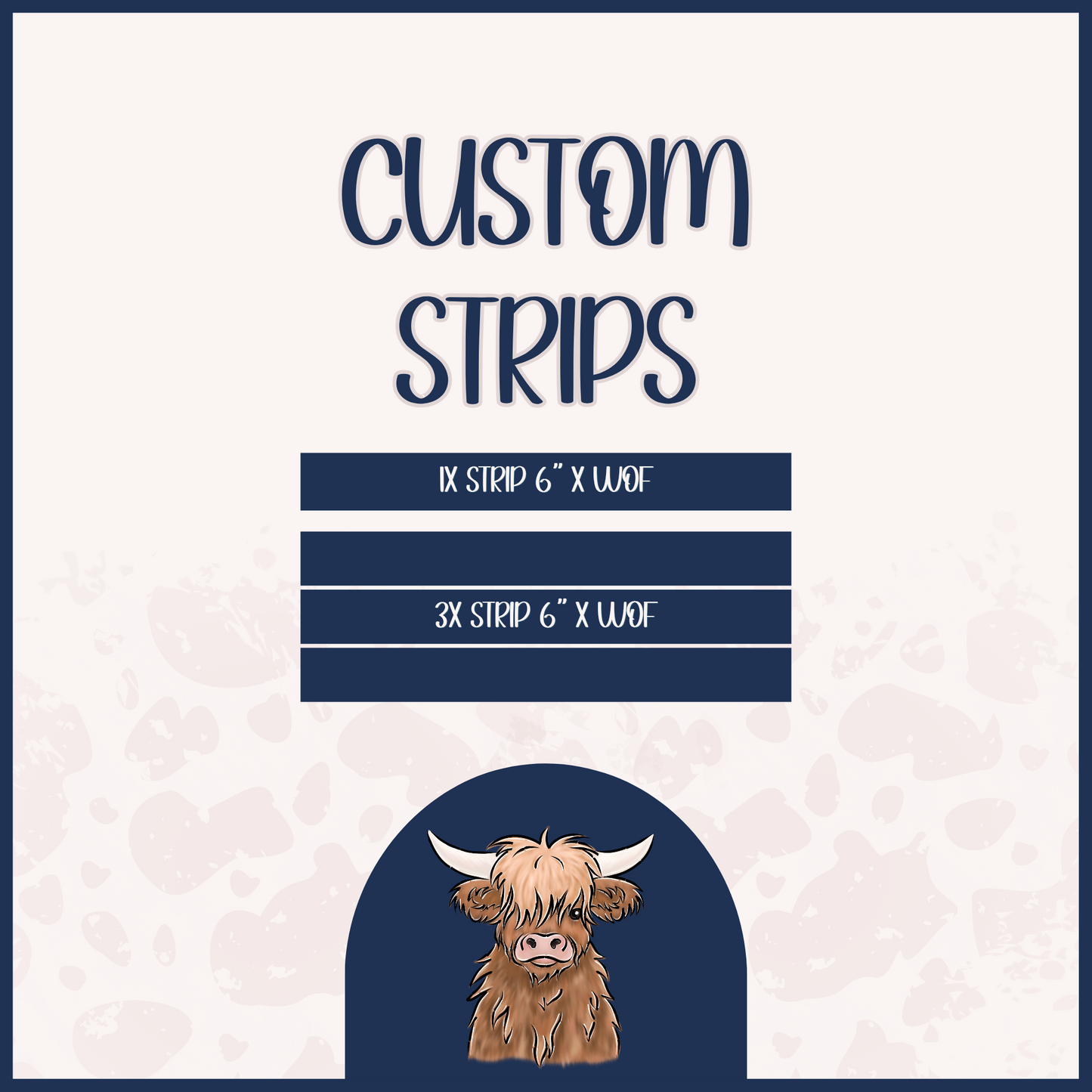 Custom Printed Strips