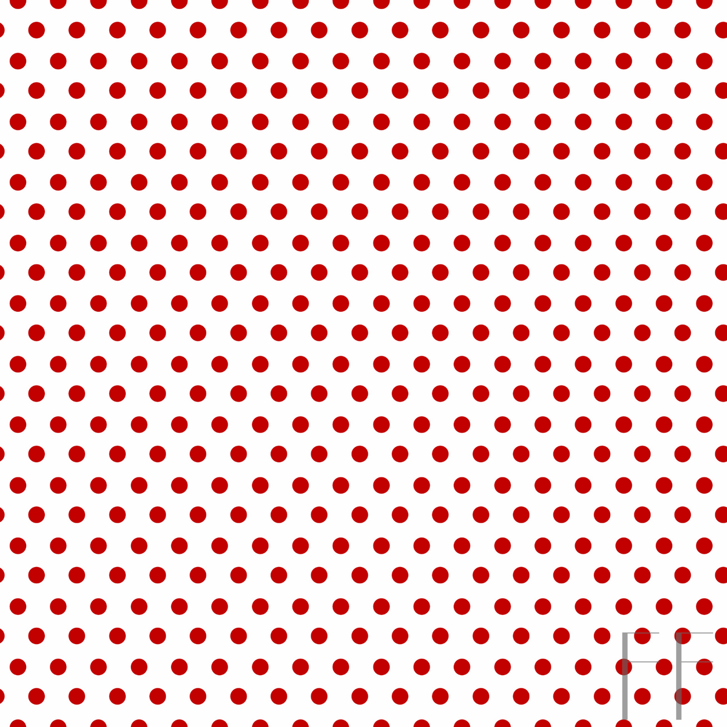Red, white Polka dot