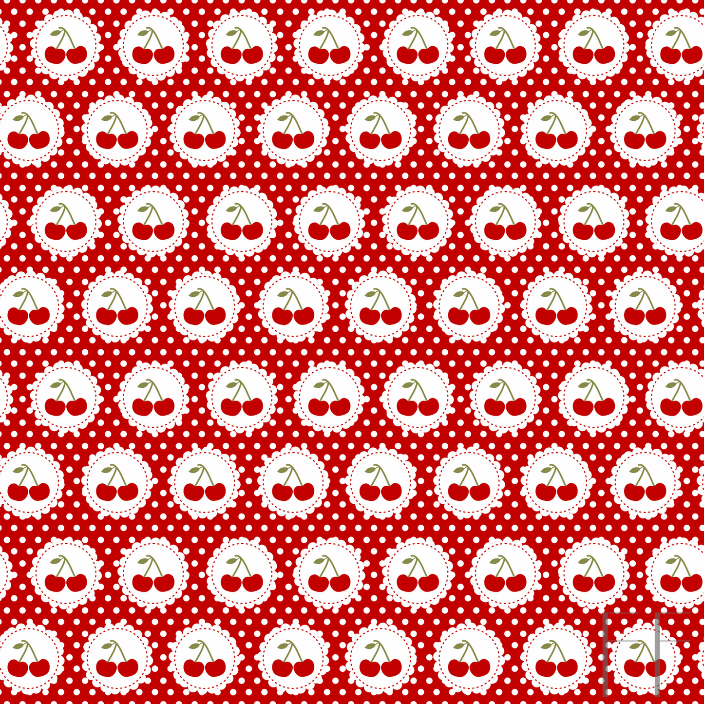 Red, white cherries