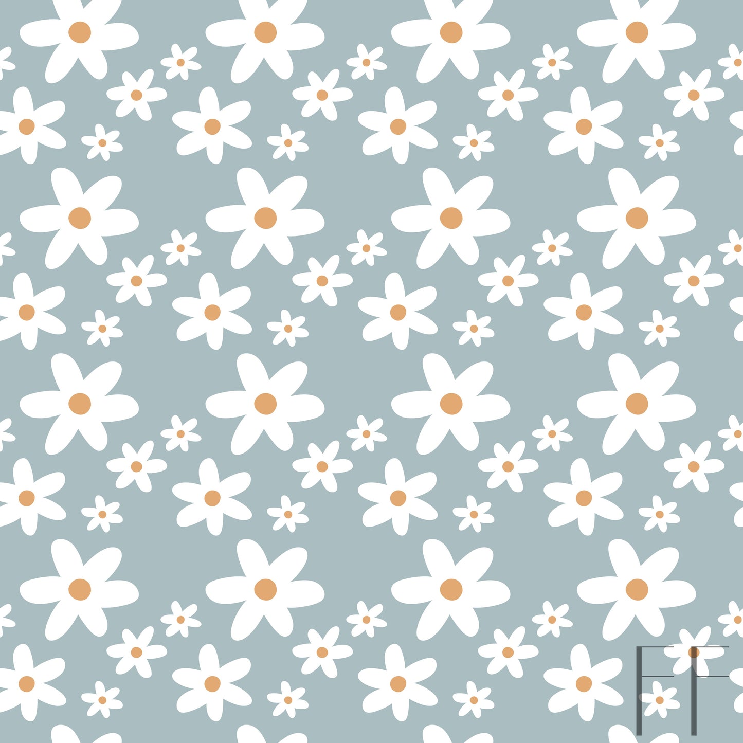 Flower teal