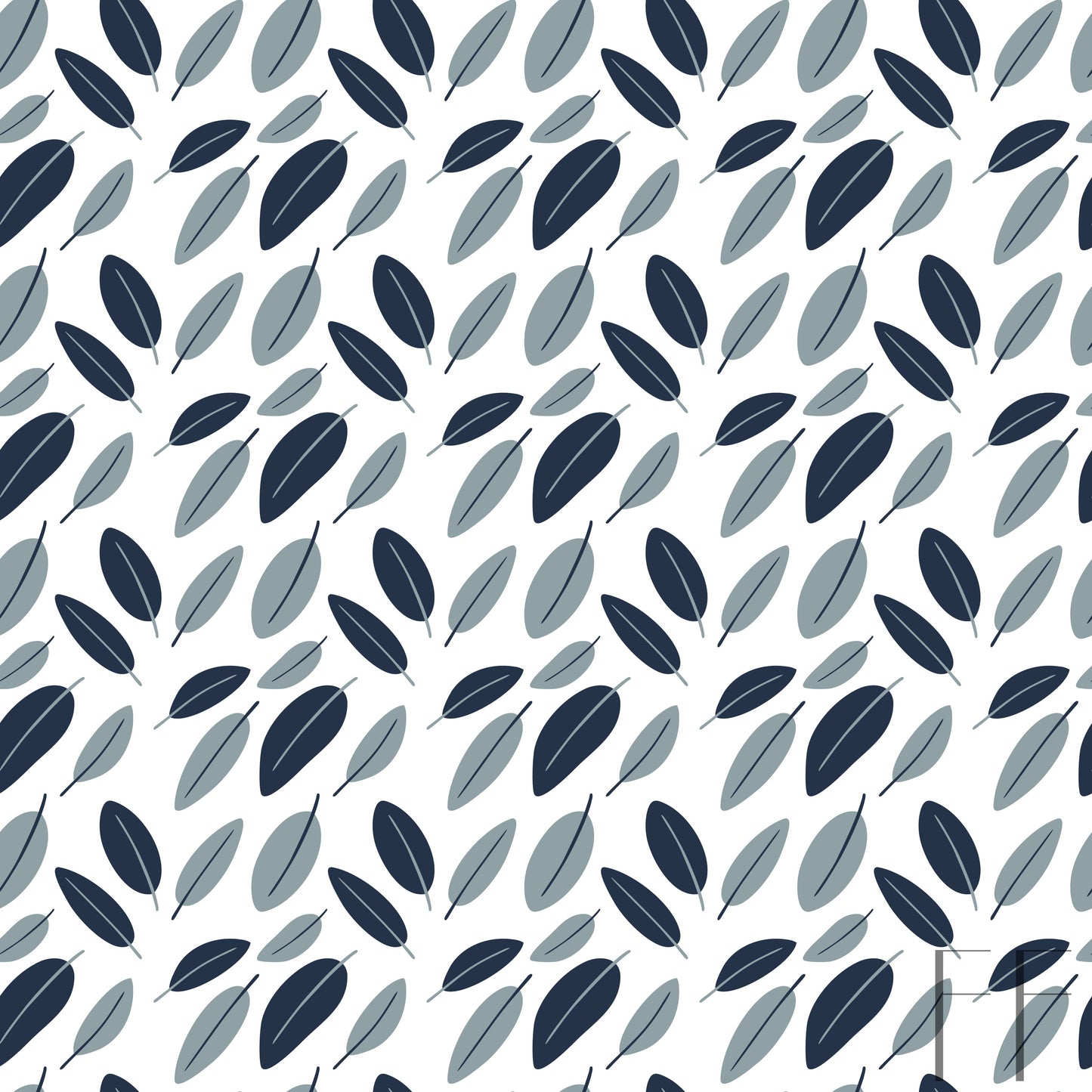 Blue grey leaves