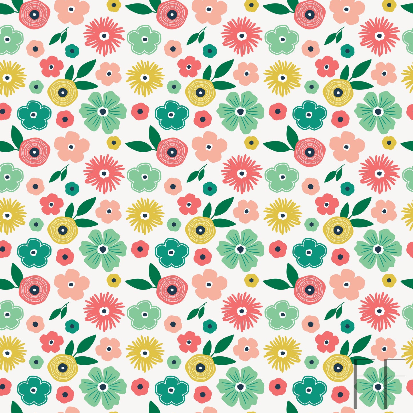 Bright spring floral