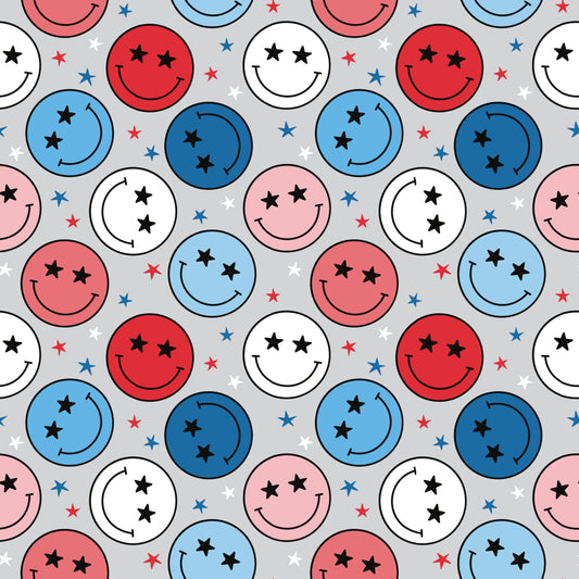 Fourth of July happy star