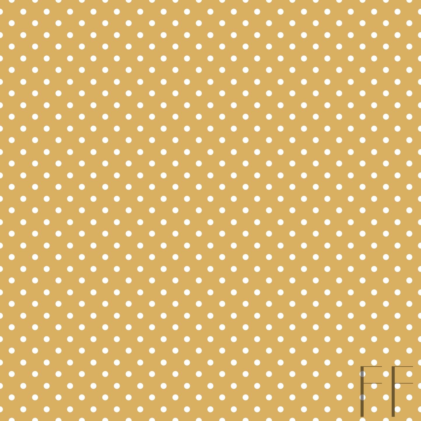 Yellow polka dots