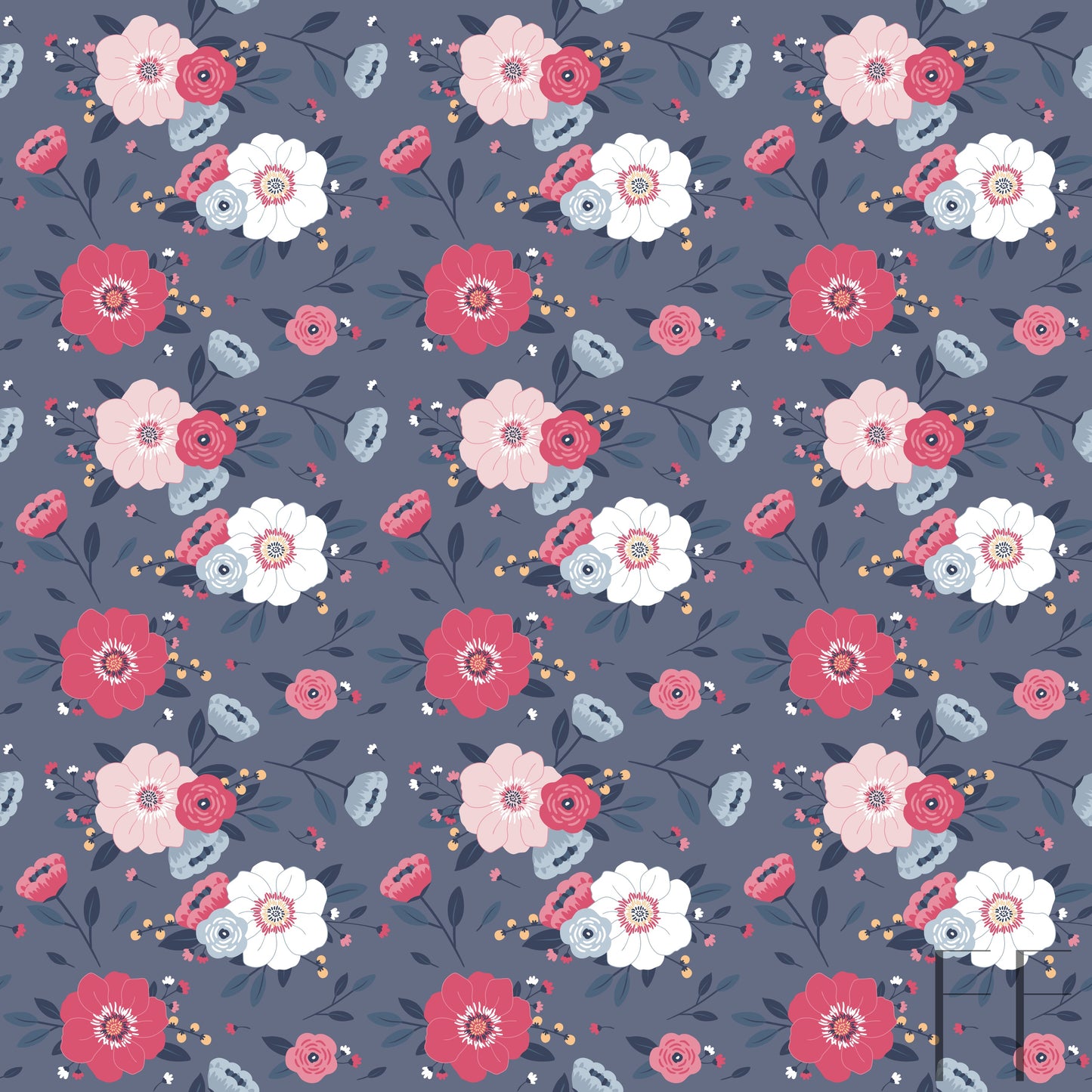Dark summer floral