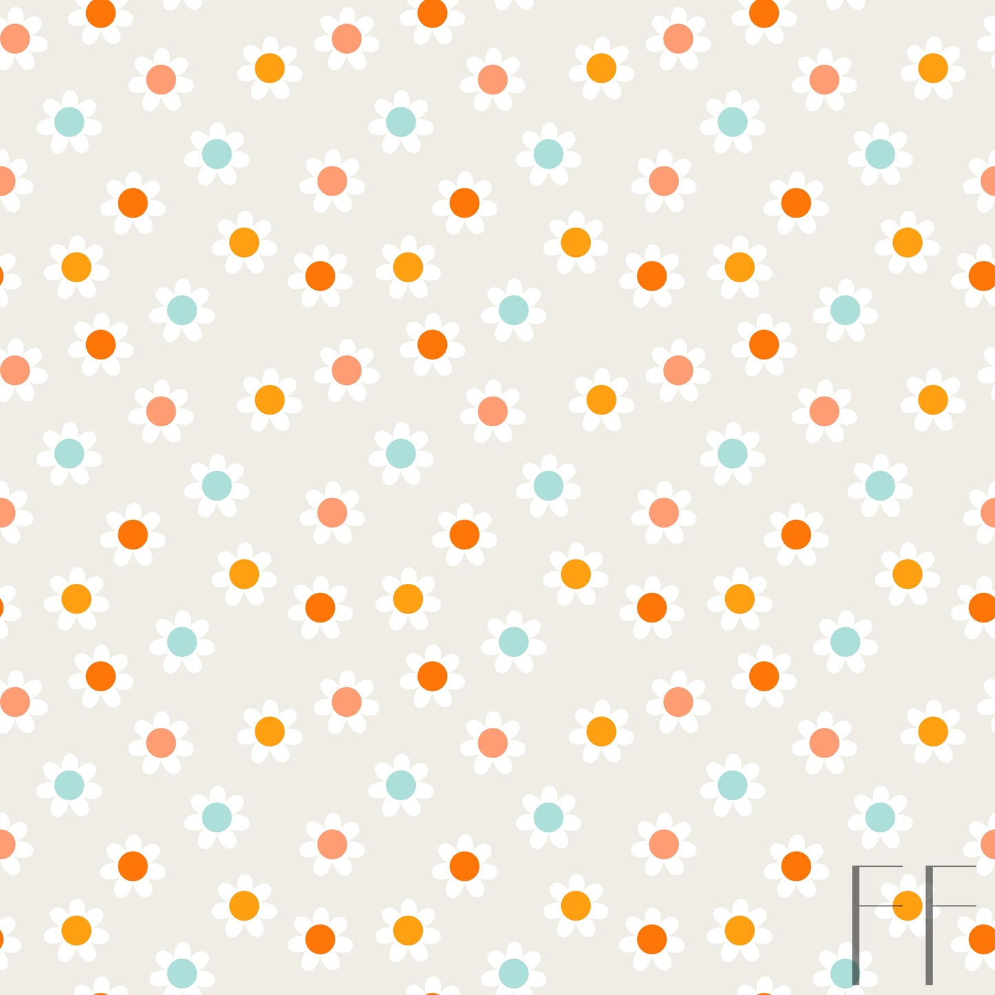 Beige floral