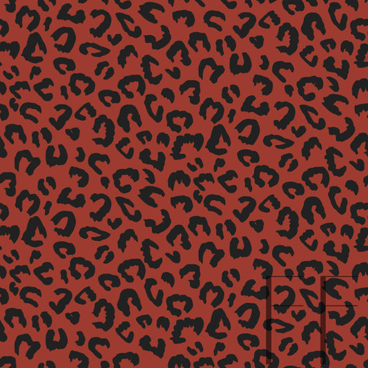 Leopard Dark Red Version 2 raspberry Pattern