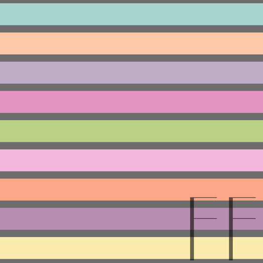 Pastel Easter Stripe Green Bg Raspberry Pattern