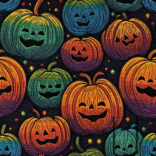 Rainbow Jack O Lantern black raspberry Pattern