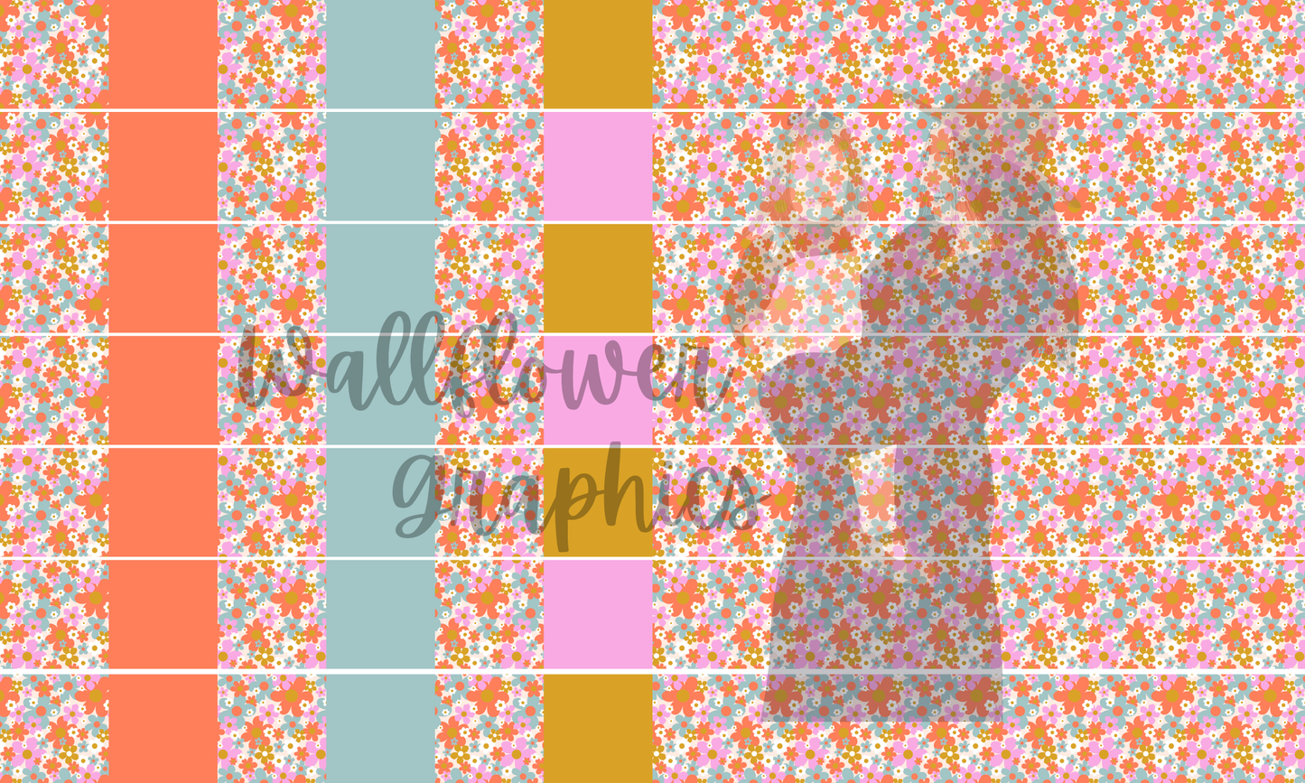 Summer Groovy Floral-6 Shredded