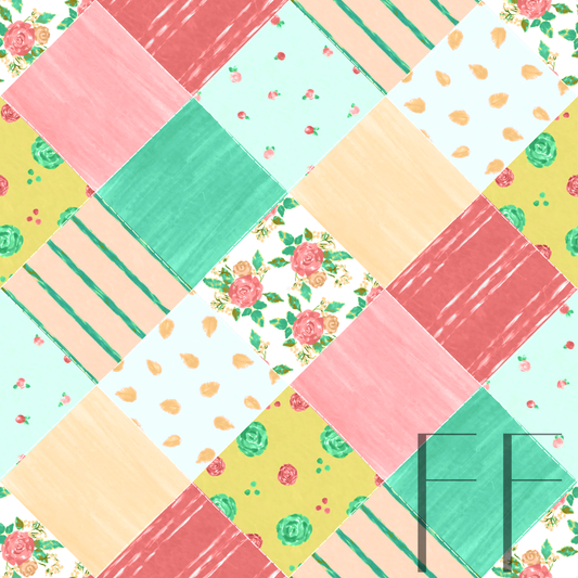 Bright Floral Quilt