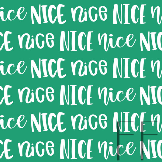 Nice Typography Bright green raspberry Pattern