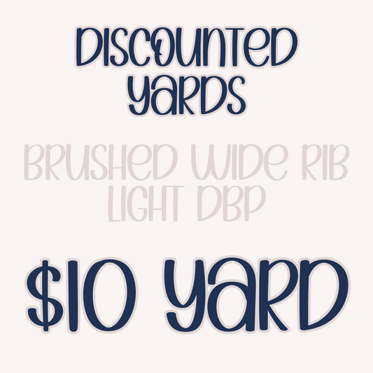Discounted Yards (NO ADDITIONAL CODES)