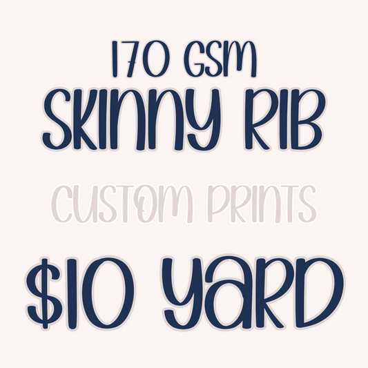 170GSM SKINNY RIB