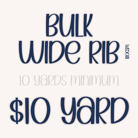 BULK YUMMY WIDE RIB