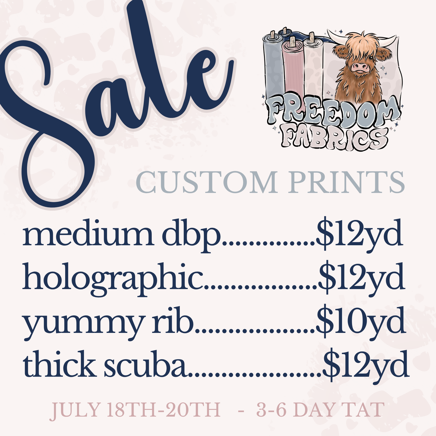 SALE 07/18