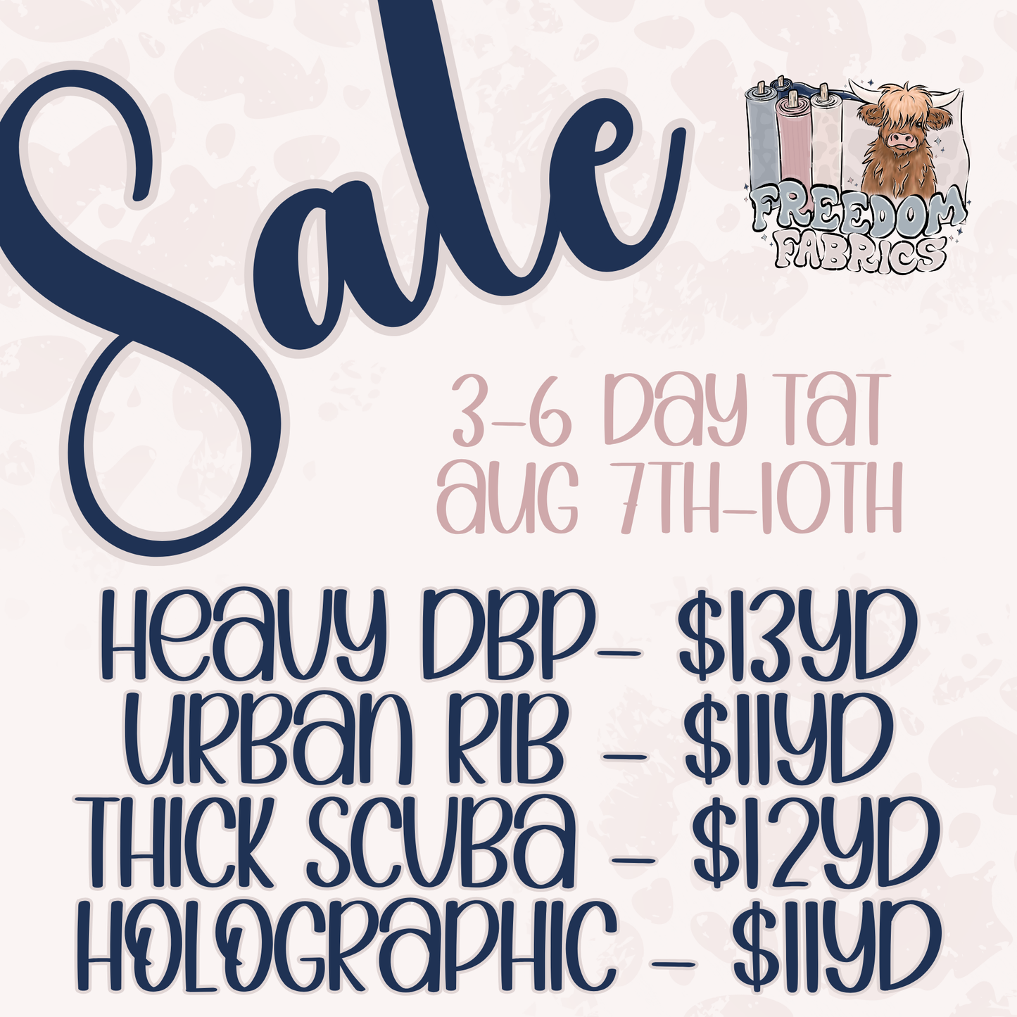 SALE 08/07