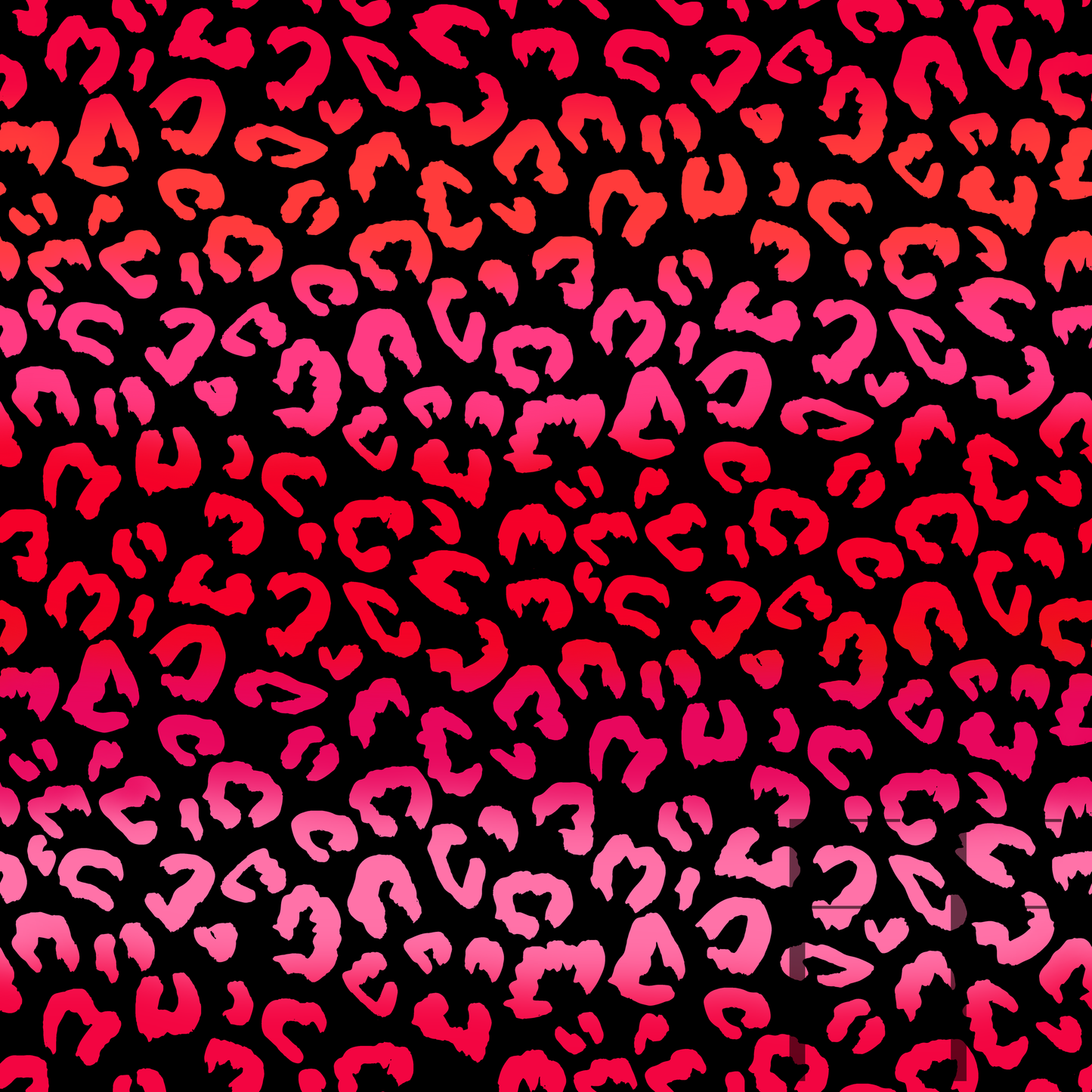 valentine leopard ombre raspberry pattern