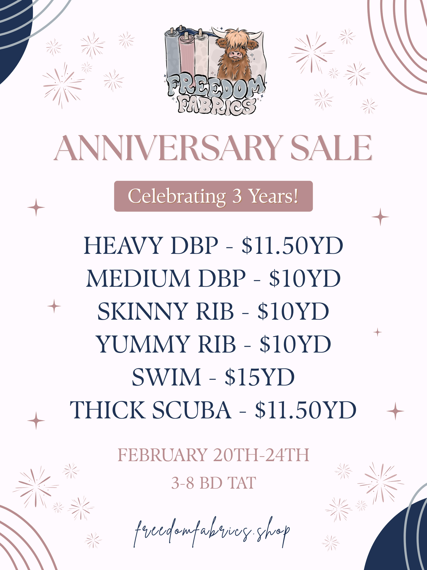 ANNIVERSARY SALE