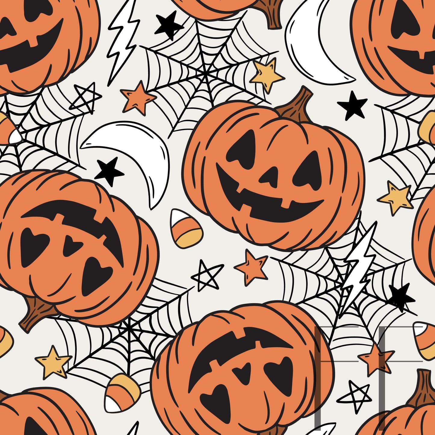 Jack O Lantern Toss Orange raspberry Pattern