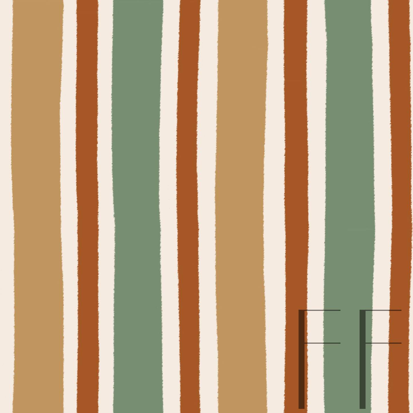 HOT CHOCLATE GREEN GOLD STRIPES