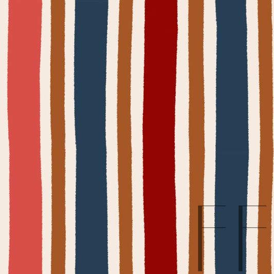 HOT CHOCLATE NAVY STRIPES