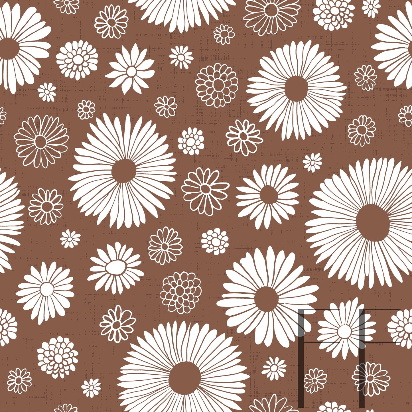 Daisy Do Chocolate Raspberry Pattern