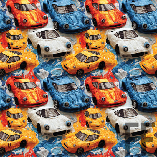 Melting Racing Cars Quilt