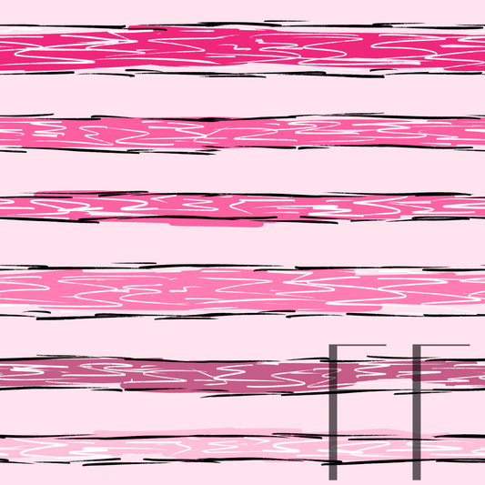 Pink Funky Christmas stripes