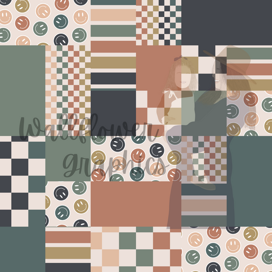 Neutral Smile patchwork