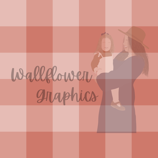 Dainty Fall Floral-Rose Gingham Coordinate