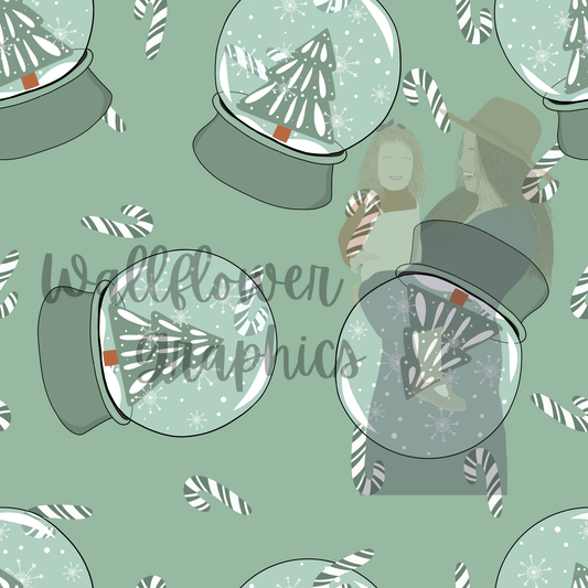 Sage Tree Snow Globes