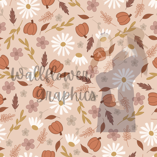 Fall Pumpkin Floral