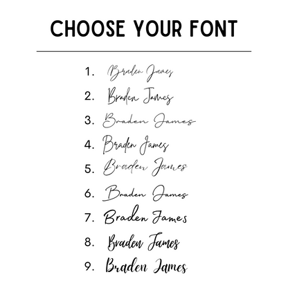 Personalized Name Print Script