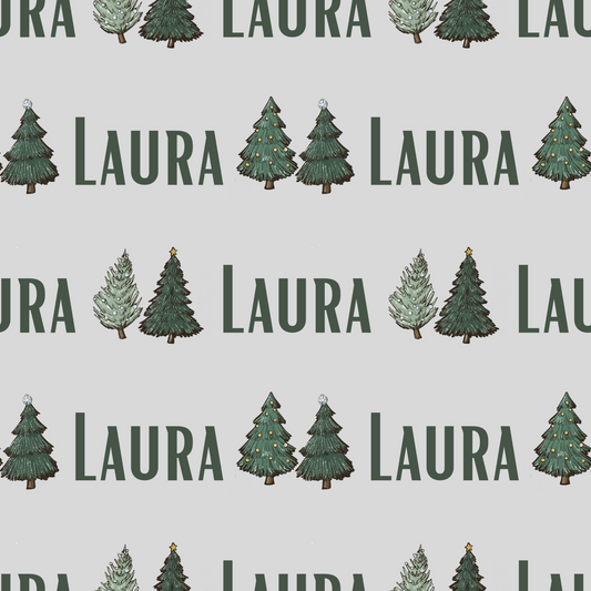 Christmas Trees on grey