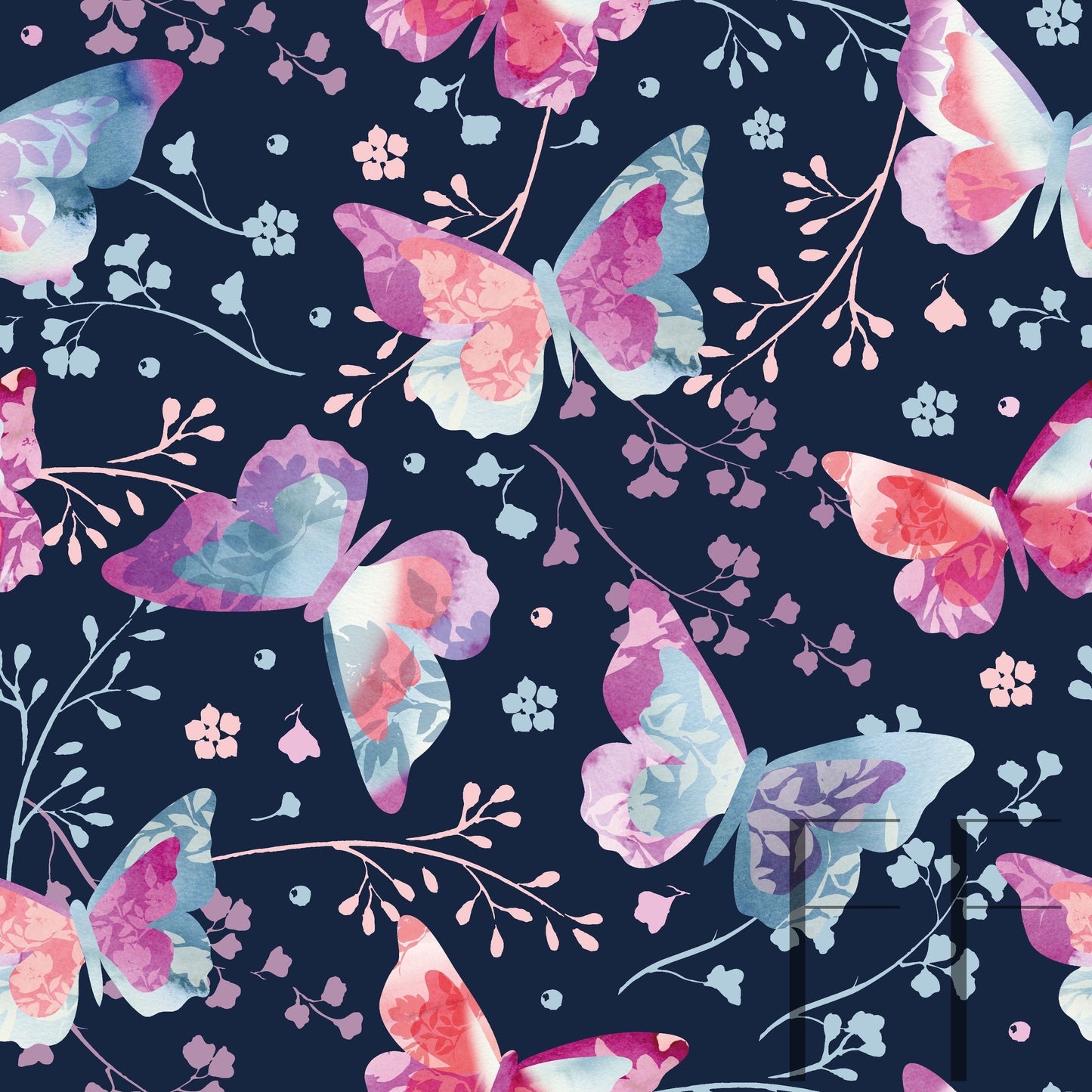 Floral butterflies