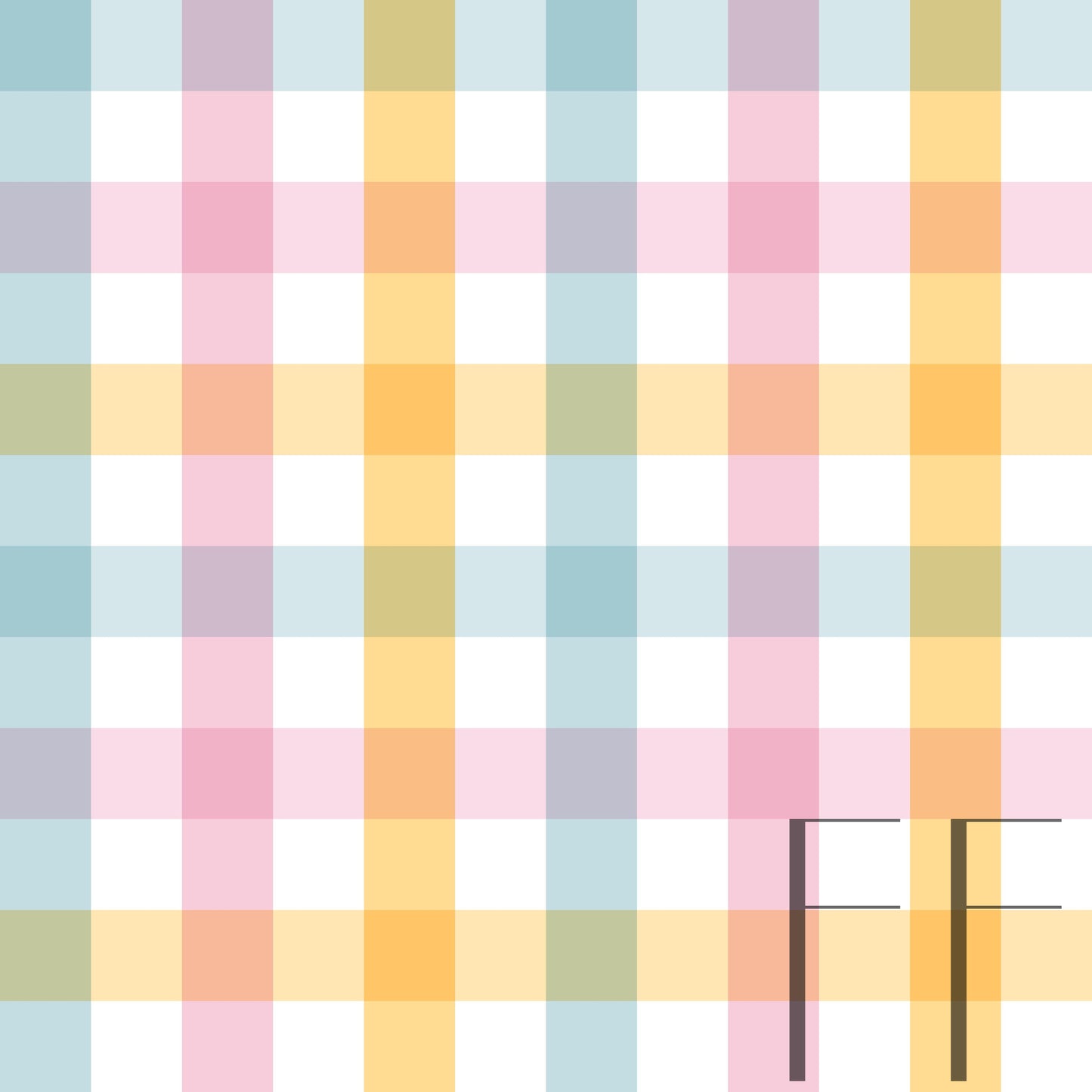 Pastel Gingham Smaller scale raspberry Pattern