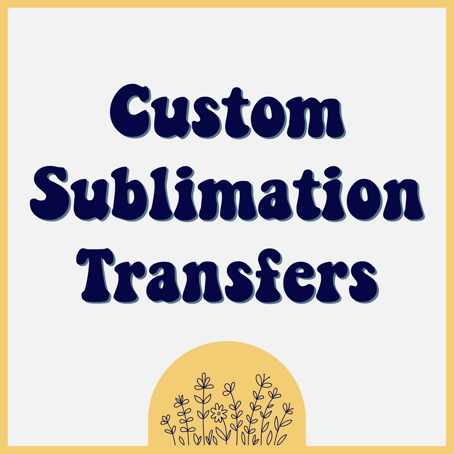 Sublimation Transfers