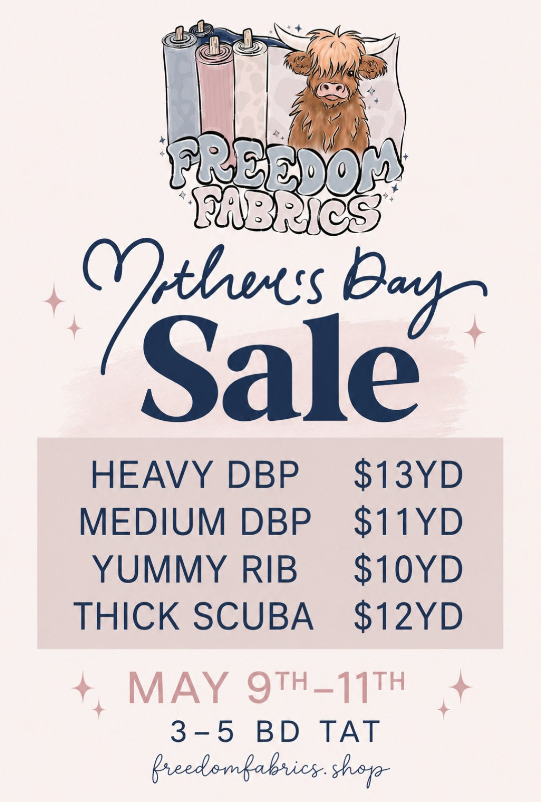 MOTHERS DAY SALE