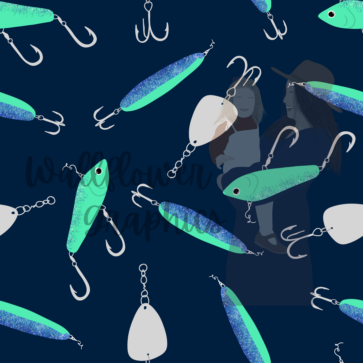 Blue Fishing Lures