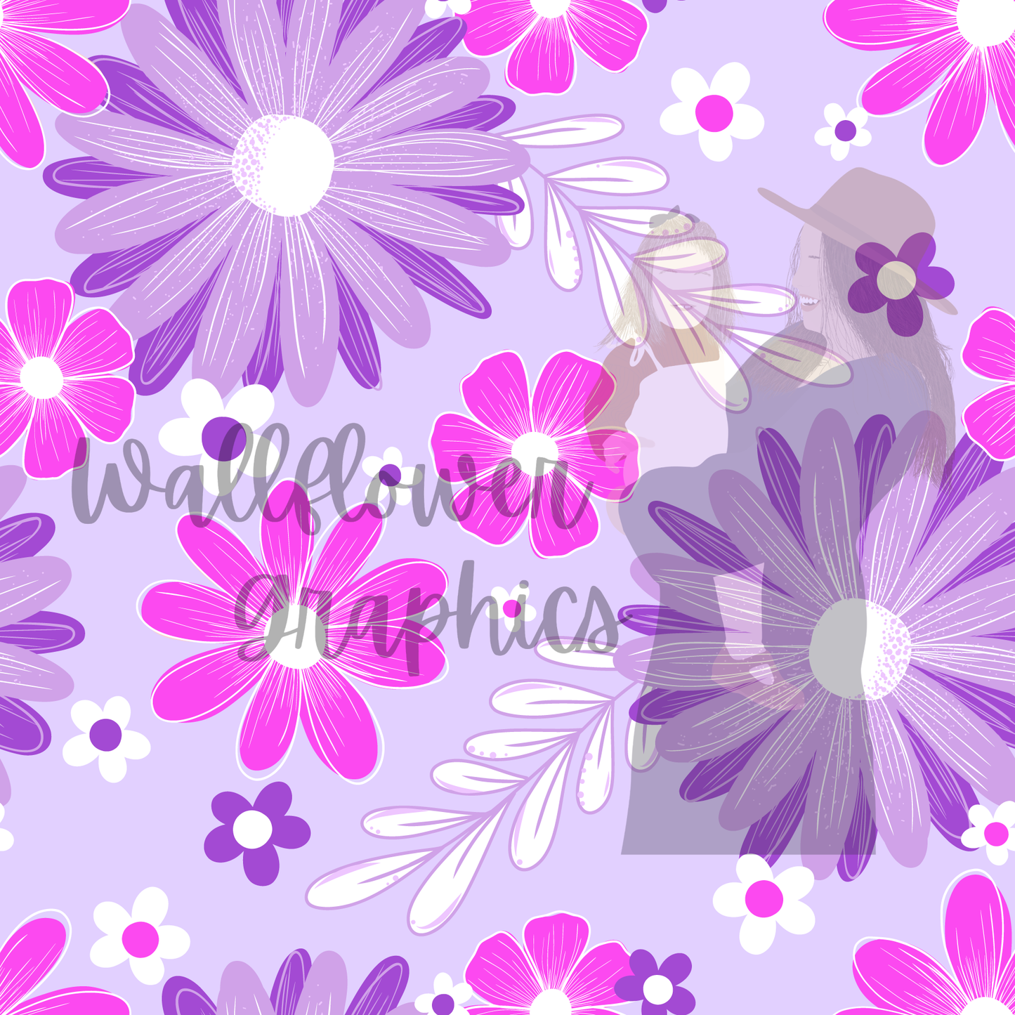 Pink and Purple Floral