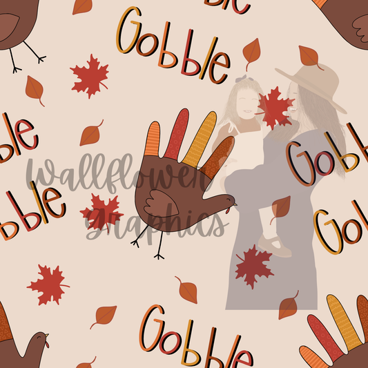 Gobble gobble turkey hand