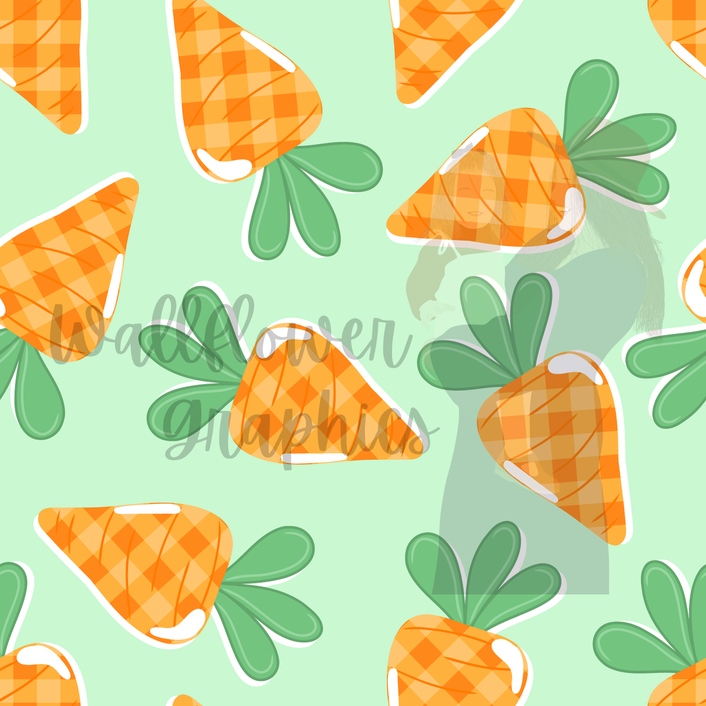 Orange Gingham Carrots