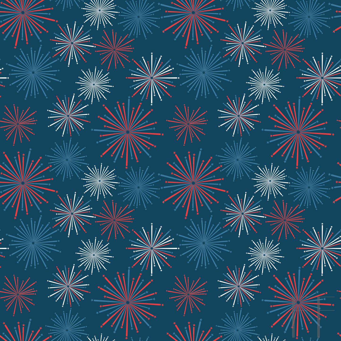 Blue Fireworks