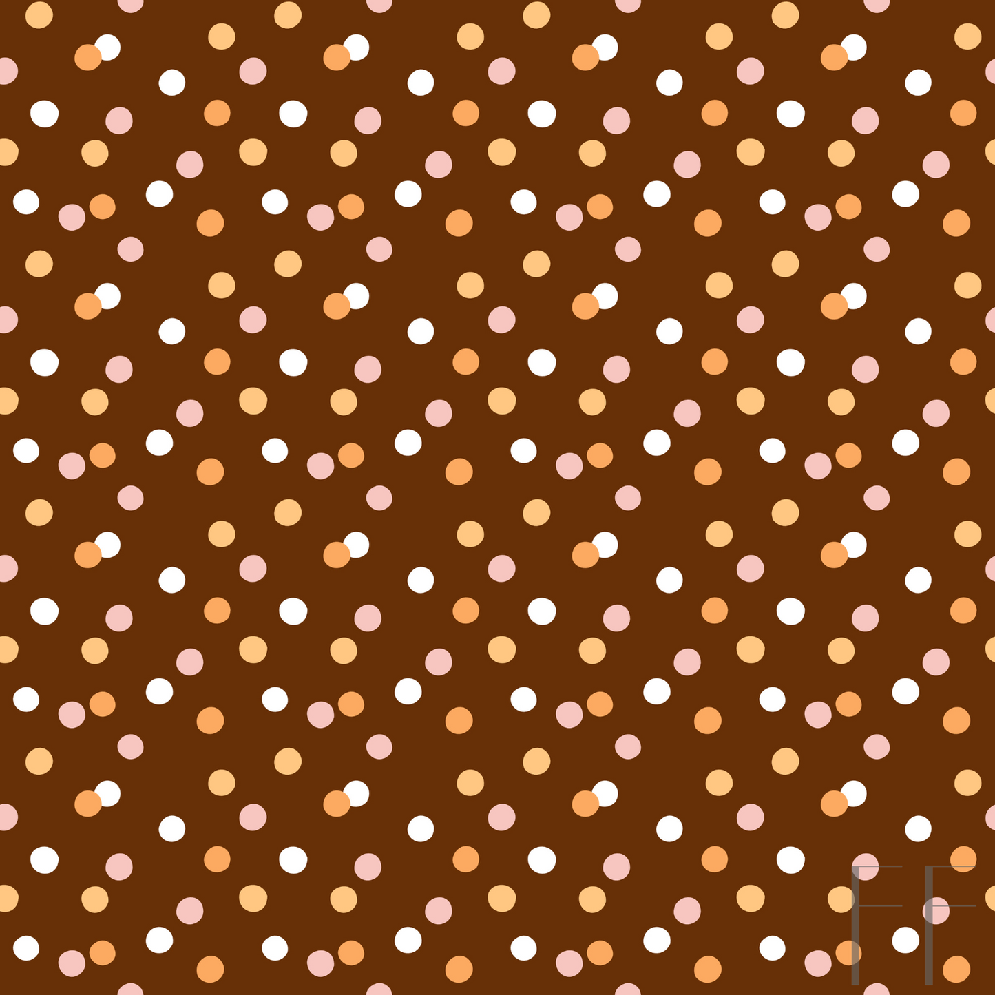 Brown Polka dot