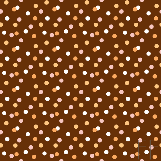 Brown Polka dot