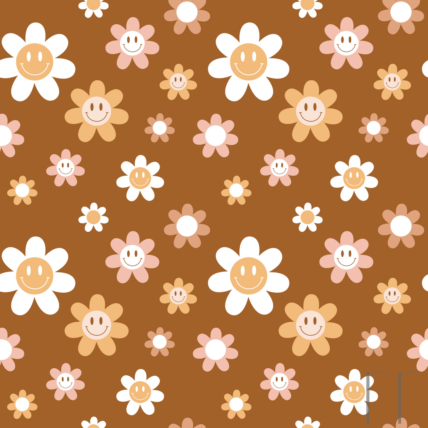 Brown smile flower