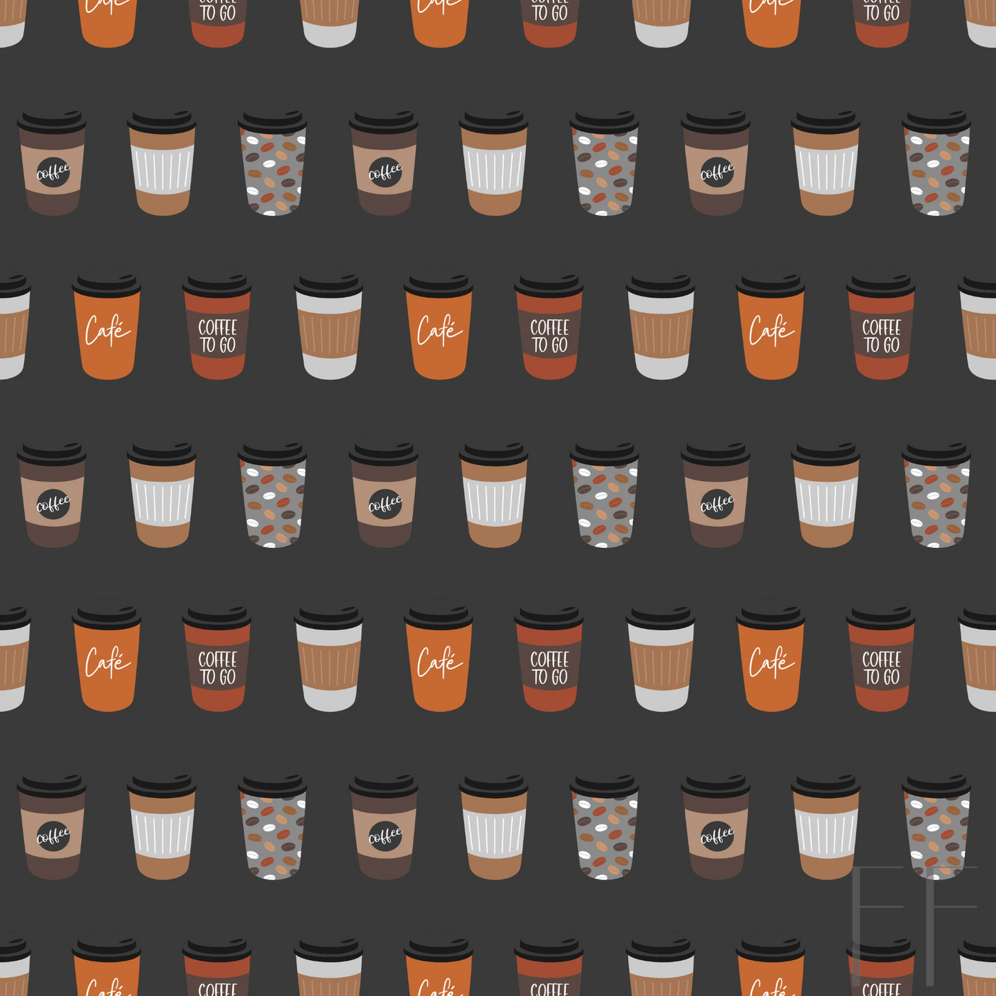 Coffee cup grey