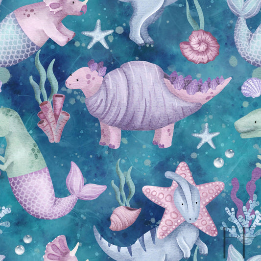 Dino Mermaids ocean